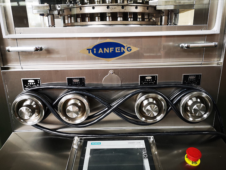 ZPG43 Custom B Tooling Pill เครื่องกดแท็บเล็ต 150000 ชิ้น / ชั่วโมง 5.5 KW