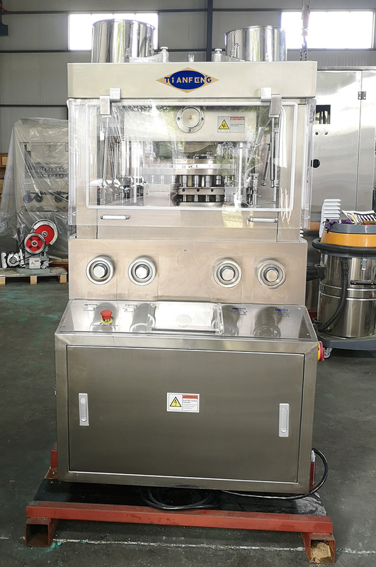 ZPW29 ZPW31 เครื่องกดแท็บเล็ตโรตารีอัตโนมัติสำหรับเกลือลูกอม 150,000 ชิ้น / ชั่วโมง