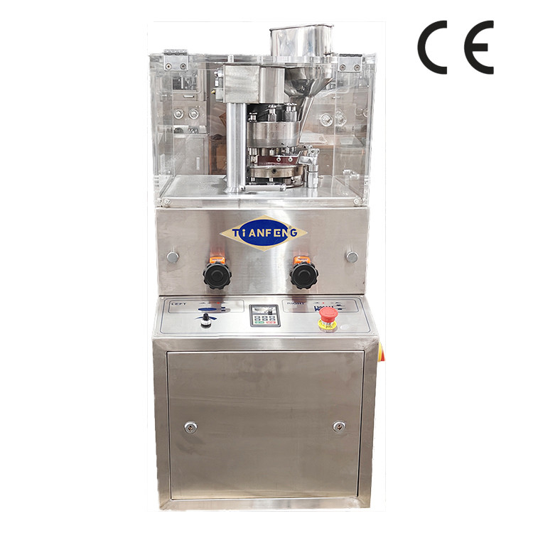 ZP7 เครื่องพิมพ์แท็บเล็ตหมุนหลายสถานี สําหรับ 12600 แท็บเล็ต / ชั่วโมง ด้วยความลึกการเติม 15 มม