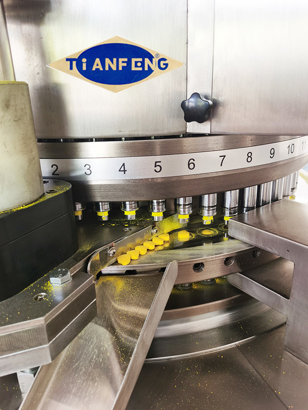 HSZP-35 ความเร็วสูง37,43 เครื่องบดแท็บเล็ต ด้วยความดัน 80KN 328000 Output/Hour