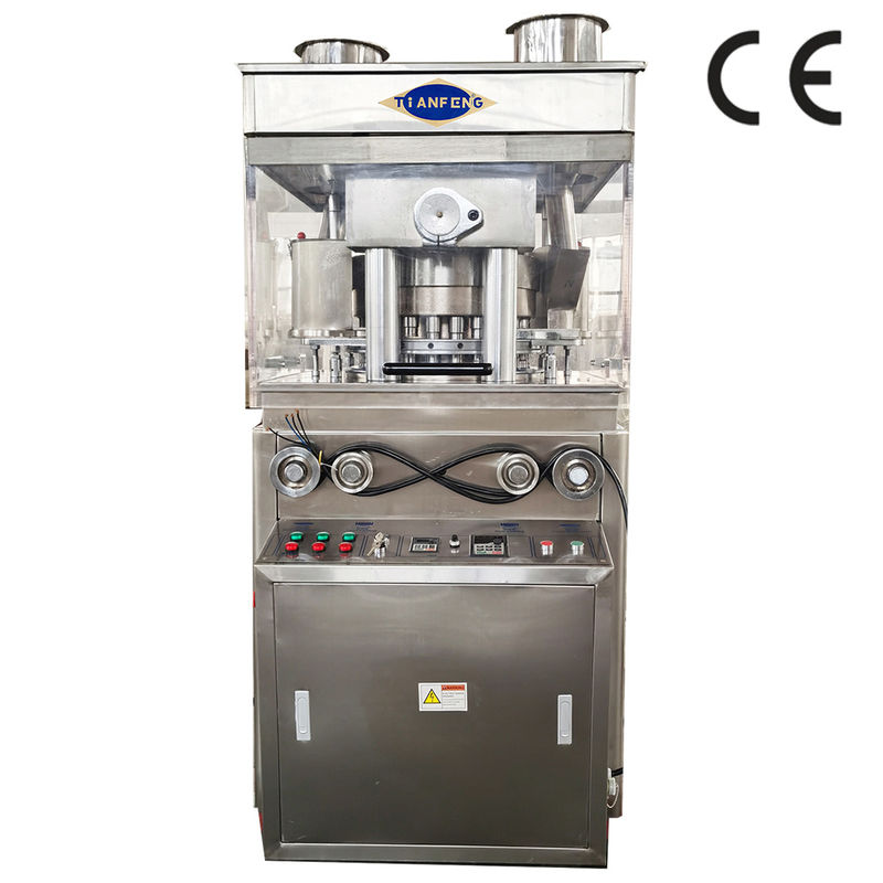 7.5KW มอเตอร์ Rotary เครื่องพิมพ์แท็บเล็ตและความสามารถการผลิตสูงสุดของ 81000 ชิ้น / ชั่วโมง