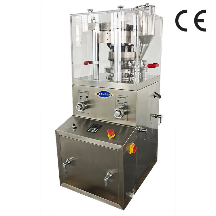 เครื่องอัดเม็ดยาแบบอุตสาหกรรมพร้อมมอเตอร์ 2.2 กิโลวัตต์ สำหรับเม็ดยาหนาสุด 6 มม. และเม็ดยา