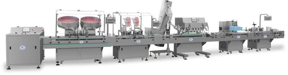 สายการผลิตบรรจุขวดอัตโนมัติความเร็วสูง 380V พร้อมการรับประกัน 1 ปี และกำลังการผลิต 1000 ชิ้น/ปี