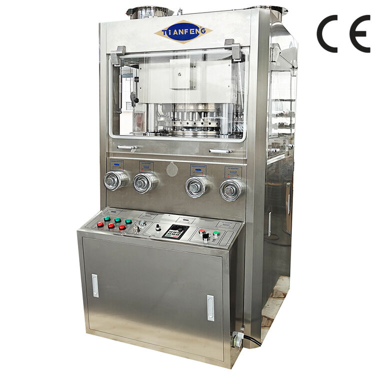 เครื่องบดแท็บเล็ตที่ทนทาน ZP45 ZP41 พร้อมเครื่องพิมพ์หมุนหลายสถานีที่มีแรงบดปรับได้สําหรับอัตราการผลิตสูง