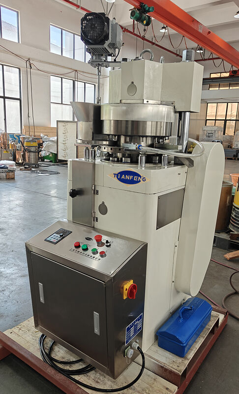 Tablet Compression Machine designed to handle multiple tablet shapes and sizes with compression and minimal material waste
