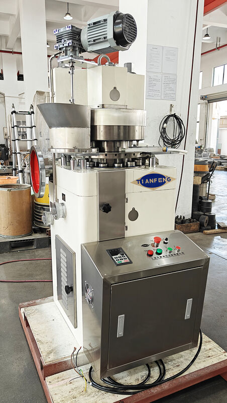 เครื่องกดแท็บเล็ตโรตารีแรงดันสูง 150KN 30000 ชิ้น/ชั่วโมง 7.5KW ZP13A Zp15A ZP17A ZP19A Zp21A เครื่องกดยา
