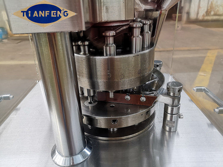 อัตโนมัติ Rotary Tablet Press Machine สําหรับผลิตน้ําตาลเกลือ Med Batch