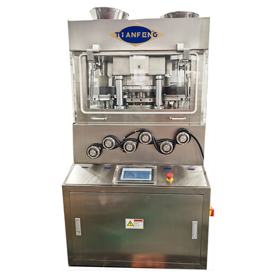 เครื่องอัดยาเม็ดชนิดโรตารี 3 ชั้น 189,000 ชิ้นต่อชั่วโมงพร้อมตัวป้อนบังคับ 3 ตัว