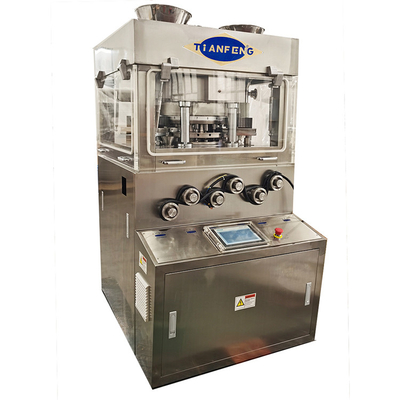 เครื่องอัดยาเม็ดแบบโรตารี่ความเร็วสูง 189000 ชิ้น/ชั่วโมง 3 เอาท์พุต 5.5KW มอเตอร์