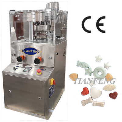220V / 380V Rotary Tableting Machine Max. ความหนาของแท็บเล็ต 6 มม 600*540*1200 มม