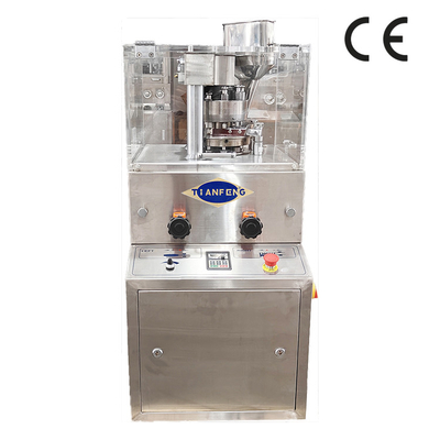 ZP7 เครื่องพิมพ์แท็บเล็ตหมุนหลายสถานี สําหรับ 12600 แท็บเล็ต / ชั่วโมง ด้วยความลึกการเติม 15 มม